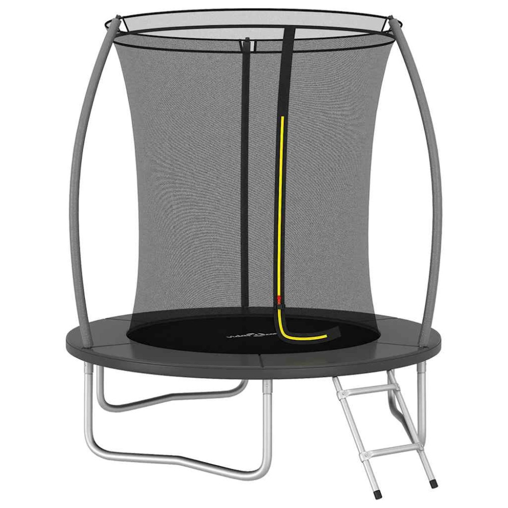 vidaXL Set trambulină rotundă, 183x52 cm, 80 kg