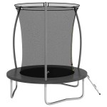 vidaXL Set trambulină rotundă, 183x52 cm, 80 kg vidaXL Set trambulină rotundă, 183x52 cm, 80 kg