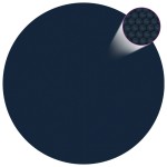 vidaXL Folie solară plutitoare piscină, negru/albastru, 527 cm, PE vidaXL Folie solară plutitoare piscină, negru/albastru, 527 cm, PE