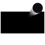 vidaXL Folie solară plutitoare piscină, negru/albastru, 732x366 cm, PE vidaXL Folie solară plutitoare piscină, negru/albastru, 732x366 cm, PE