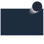 vidaXL Folie solară plutitoare piscină, negru/albastru, 800x500, PE vidaXL Folie solară plutitoare piscină, negru/albastru, 800x500, PE