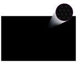vidaXL Folie solară plutitoare piscină, negru/albastru,1000x600 cm,PE vidaXL Folie solară plutitoare piscină, negru/albastru,1000x600 cm,PE