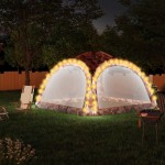 vidaXL Cort de petrecere cu LED și 4 pereți, camuflaj, 3,6x3,6x2,3 m vidaXL Cort de petrecere cu LED și 4 pereți, camuflaj, 3,6x3,6x2,3 m