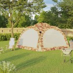 vidaXL Cort de petrecere cu LED și 4 pereți, camuflaj, 3,6x3,6x2,3 m vidaXL Cort de petrecere cu LED și 4 pereți, camuflaj, 3,6x3,6x2,3 m