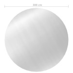 vidaXL Prelată de piscină, argintiu, 300 cm, PE vidaXL Prelată de piscină, argintiu, 300 cm, PE