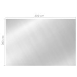 vidaXL Prelată de piscină, argintiu, 300x200 cm, PE vidaXL Prelată de piscină, argintiu, 300x200 cm, PE