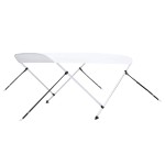 vidaXL Parasolar barcă Bimini cu 2 arcuri, alb, 150 x 120 x 110 cm vidaXL Parasolar barcă Bimini cu 2 arcuri, alb, 150 x 120 x 110 cm