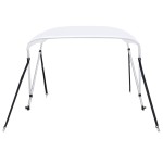 vidaXL Parasolar barcă Bimini cu 2 arcuri, alb, 150 x 120 x 110 cm vidaXL Parasolar barcă Bimini cu 2 arcuri, alb, 150 x 120 x 110 cm