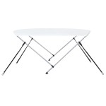 vidaXL Parasolar barcă Bimini cu 2 arcuri, alb, 150 x 120 x 110 cm vidaXL Parasolar barcă Bimini cu 2 arcuri, alb, 150 x 120 x 110 cm