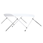 vidaXL Parasolar barcă Bimini cu 2 arcuri, alb, 180 x 130 x 110 cm vidaXL Parasolar barcă Bimini cu 2 arcuri, alb, 180 x 130 x 110 cm