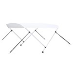 vidaXL Parasolar barcă Bimini cu 2 arcuri, alb, 180 x 150 x 110 cm vidaXL Parasolar barcă Bimini cu 2 arcuri, alb, 180 x 150 x 110 cm