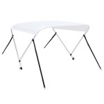 vidaXL Parasolar barcă Bimini cu 2 arcuri, alb, 180 x 150 x 110 cm vidaXL Parasolar barcă Bimini cu 2 arcuri, alb, 180 x 150 x 110 cm