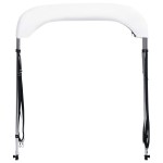 vidaXL Parasolar barcă Bimini cu 2 arcuri, alb, 180 x 150 x 110 cm vidaXL Parasolar barcă Bimini cu 2 arcuri, alb, 180 x 150 x 110 cm