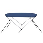 vidaXL Parasolar barcă Bimini cu 2 arcuri, bleumarin, 150x120x110 cm vidaXL Parasolar barcă Bimini cu 2 arcuri, bleumarin, 150x120x110 cm