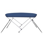 vidaXL Parasolar barcă Bimini cu 2 arcuri, bleumarin, 180x130x110 cm vidaXL Parasolar barcă Bimini cu 2 arcuri, bleumarin, 180x130x110 cm