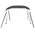 vidaXL Parasolar barcă Bimini cu 2 arcuri, antracit, 150x120x110 cm vidaXL Parasolar barcă Bimini cu 2 arcuri, antracit, 150x120x110 cm
