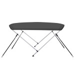 vidaXL Parasolar barcă Bimini cu 2 arcuri, antracit, 180x130x110 cm vidaXL Parasolar barcă Bimini cu 2 arcuri, antracit, 180x130x110 cm