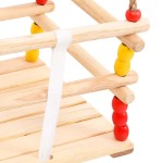 vidaXL Leagăn de bebeluși cu centură de siguranță, lemn de pin vidaXL Leagăn de bebeluși cu centură de siguranță, lemn de pin