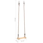 vidaXL Leagăn de scândură, 200 cm, lemn masiv de pin vidaXL Leagăn de scândură, 200 cm, lemn masiv de pin