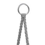vidaXL Scaun balansoar hamac, gri, 80 cm vidaXL Scaun balansoar hamac, gri, 80 cm