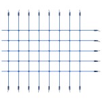 vidaXL Plasă de cățărat, albastru, 200x150 cm vidaXL Plasă de cățărat, albastru, 200x150 cm