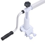 vidaXL Derulator de prelată de piscină cu bază din plastic vidaXL Derulator de prelată de piscină cu bază din plastic