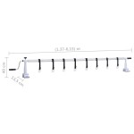vidaXL Derulator de prelată de piscină cu bază din plastic vidaXL Derulator de prelată de piscină cu bază din plastic