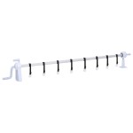 vidaXL Derulator de prelată pentru piscină cu bază din plastic vidaXL Derulator de prelată pentru piscină cu bază din plastic
