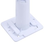 vidaXL Derulator de prelată pentru piscină cu bază din plastic vidaXL Derulator de prelată pentru piscină cu bază din plastic