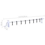 vidaXL Derulator de prelată pentru piscină cu bază din plastic vidaXL Derulator de prelată pentru piscină cu bază din plastic