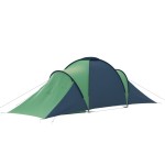 vidaXL Cort camping, 6 persoane, albastru și verde vidaXL Cort camping, 6 persoane, albastru și verde