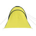vidaXL Cort camping, 6 persoane, albastru și galben vidaXL Cort camping, 6 persoane, albastru și galben