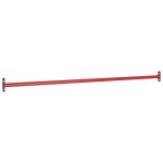 vidaXL Bară de rotire, roșu, 125 cm, oțel vidaXL Bară de rotire, roșu, 125 cm, oțel