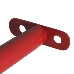 vidaXL Bară de rotire, roșu, 125 cm, oțel vidaXL Bară de rotire, roșu, 125 cm, oțel