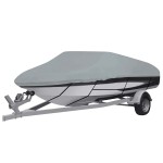 vidaXL Husă pentru barcă, gri, 830x370x40 cm vidaXL Husă pentru barcă, gri, 830x370x40 cm