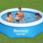 Bestway Piscină gonflabilă Fast Set, 244x66 cm, rotundă, 57265 Bestway Piscină gonflabilă Fast Set, 244x66 cm, rotundă, 57265