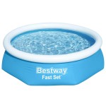 Bestway Piscină gonflabilă Fast Set, 244x66 cm, rotundă, 57265 Bestway Piscină gonflabilă Fast Set, 244x66 cm, rotundă, 57265