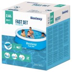 Bestway Piscină gonflabilă Fast Set, 244x66 cm, rotundă, 57265 Bestway Piscină gonflabilă Fast Set, 244x66 cm, rotundă, 57265