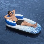 Bestway Șezlong plutitor Hydro-Force, albastru, 183x97 cm Bestway Șezlong plutitor Hydro-Force, albastru, 183x97 cm