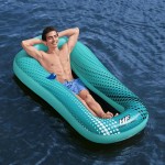 Bestway Şezlong plutitor Hydro Force Sol Venture albastru 188x109 cm Bestway Şezlong plutitor Hydro Force Sol Venture albastru 188x109 cm