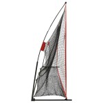 vidaXL Plasă de lovituri pentru golf, 356x92,5x215 cm, metal vidaXL Plasă de lovituri pentru golf, 356x92,5x215 cm, metal