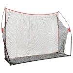 vidaXL Plasă de lovituri pentru golf, 356x92,5x215 cm, metal vidaXL Plasă de lovituri pentru golf, 356x92,5x215 cm, metal