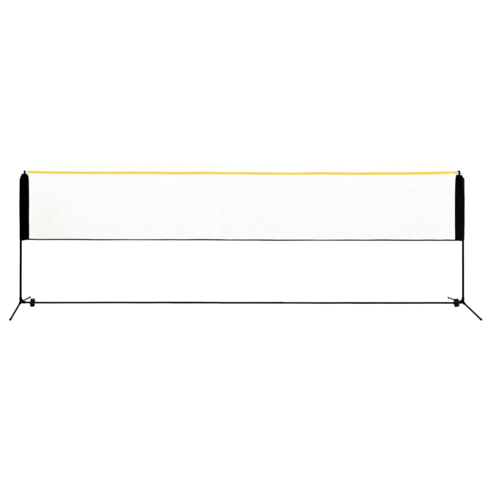 vidaXL Plasă de badminton reglabilă, 500x103x94-158 cm, metal