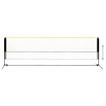 vidaXL Plasă de badminton reglabilă, 500x103x94-158 cm, metal vidaXL Plasă de badminton reglabilă, 500x103x94-158 cm, metal