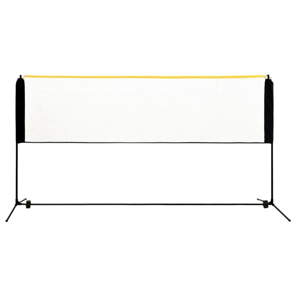 vidaXL Plasă de badminton reglabilă, 300x103x94-158 cm, metal