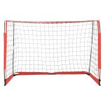 vidaXL Poartă de fotbal, 184x91x124,5 cm, oțel vidaXL Poartă de fotbal, 184x91x124,5 cm, oțel