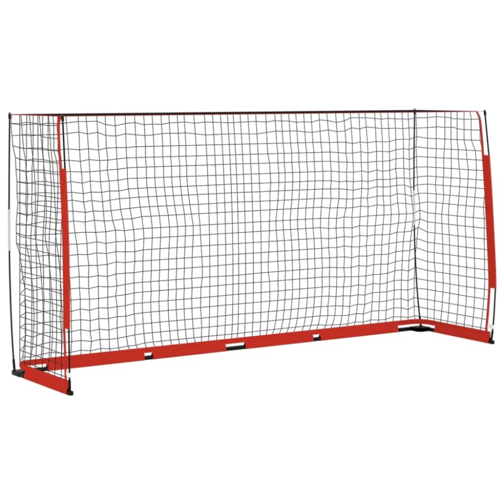 vidaXL Poartă de fotbal, 366,5x91x183 cm, oțel