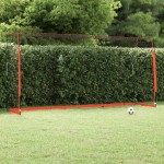 vidaXL Poartă de fotbal, 366,5x91x183 cm, oțel vidaXL Poartă de fotbal, 366,5x91x183 cm, oțel