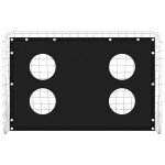 vidaXL Poartă de fotbal cu plasă de antrenament, 184x61x122 cm, oțel vidaXL Poartă de fotbal cu plasă de antrenament, 184x61x122 cm, oțel