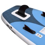 vidaXL Set placă paddleboarding gonflabilă, albastru, 300x76x10 cm vidaXL Set placă paddleboarding gonflabilă, albastru, 300x76x10 cm